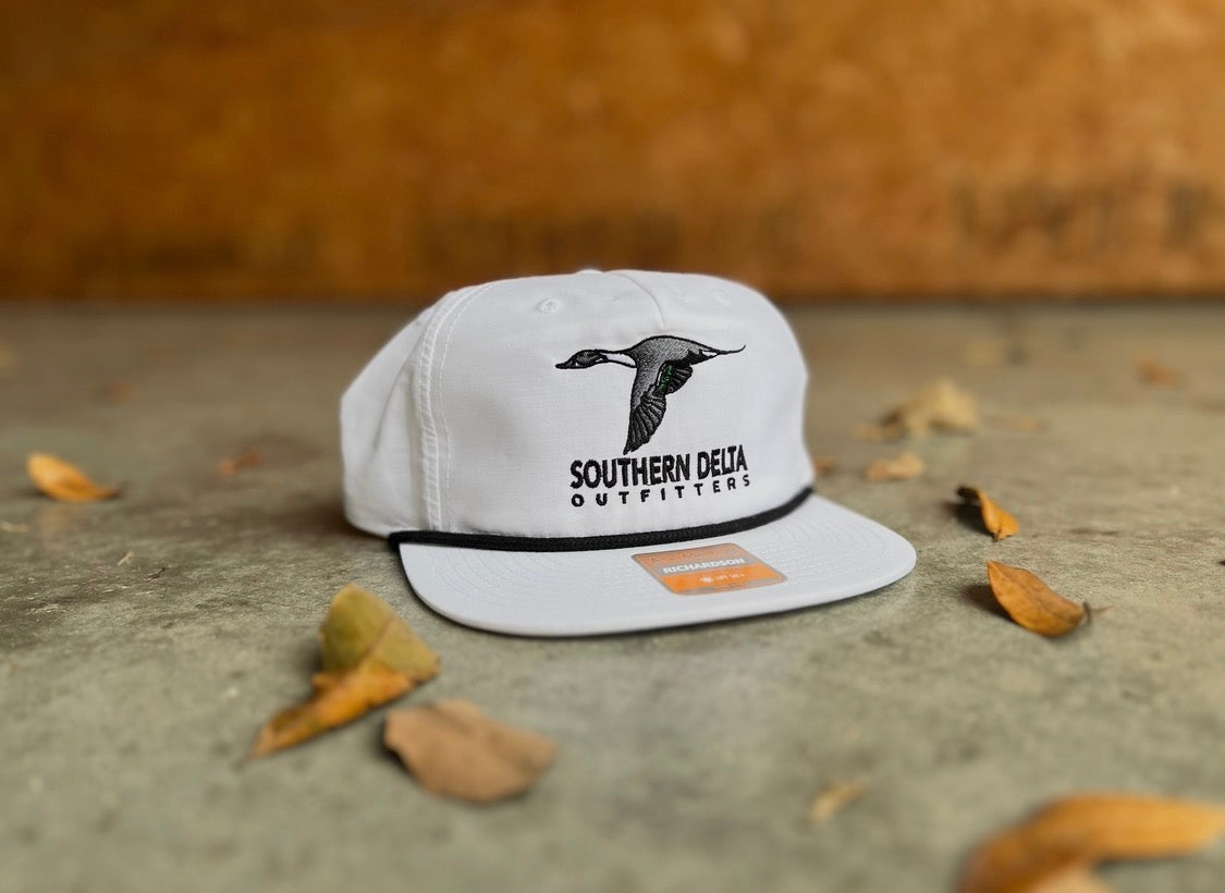 SDO White/Black Rope Hat