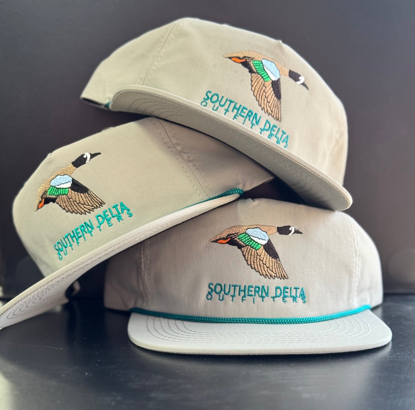 SDO Bluewing Teal Grey/Aqua Rope Hat