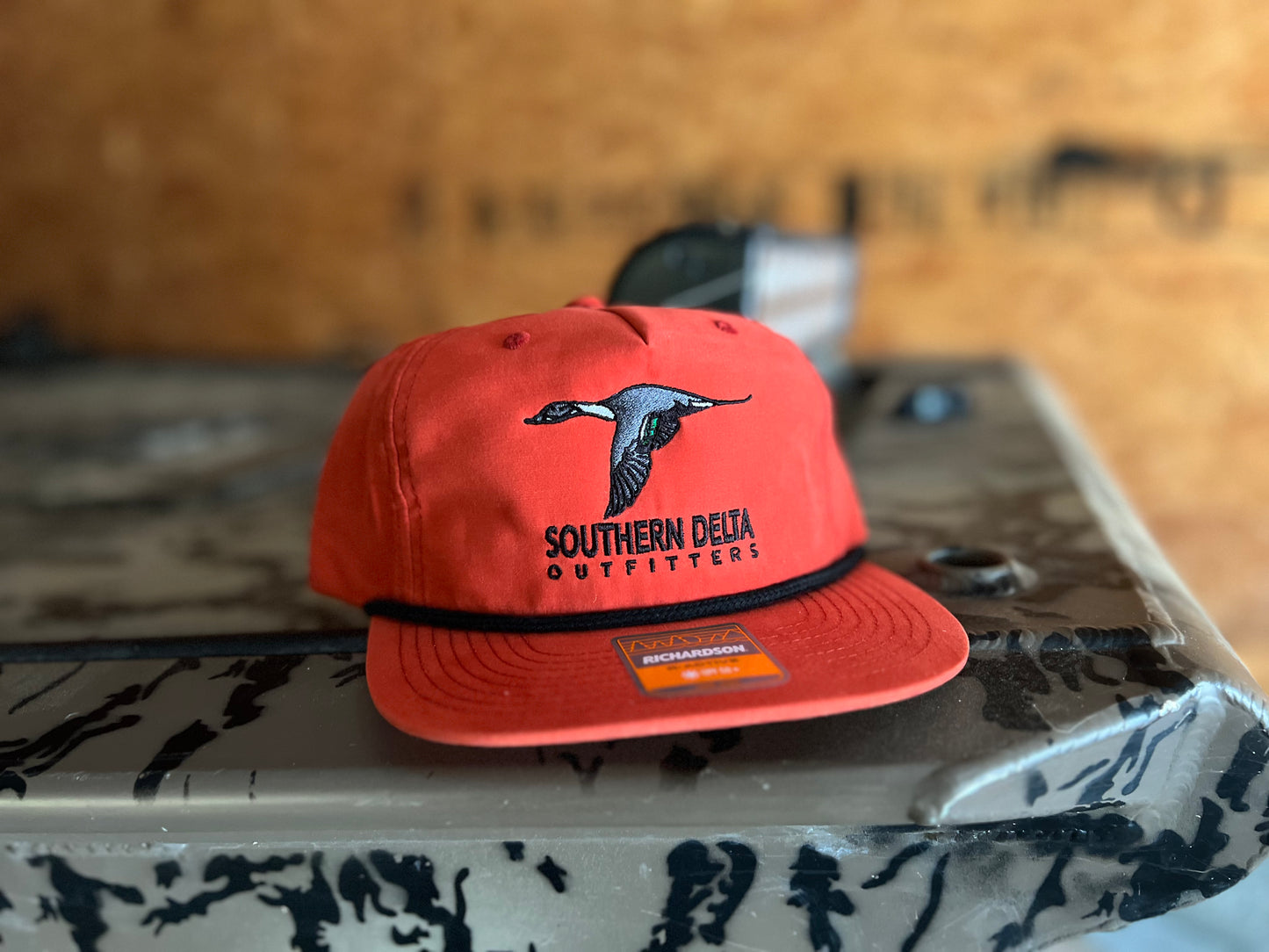 SDO Dark Orange/Black Rope Hat