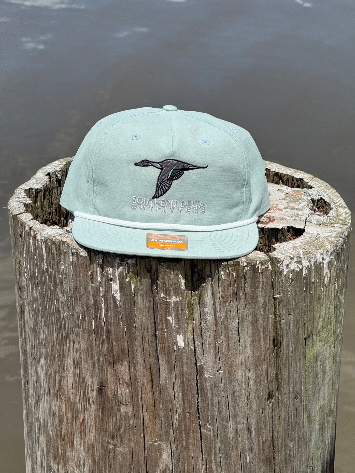 SDO Dusty Blue/White Rope Hat