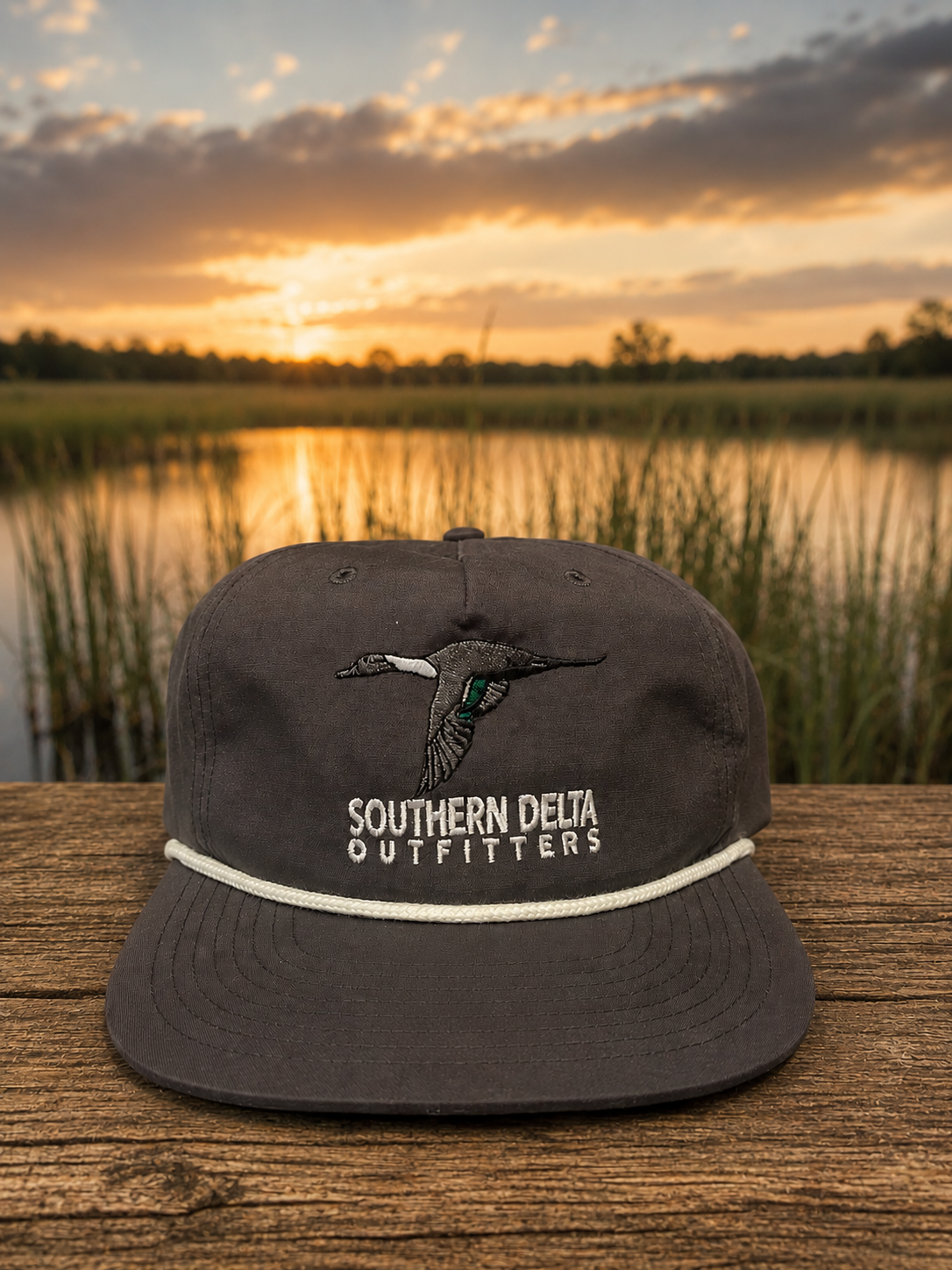 SDO Grey/White Rope Hat Pintail