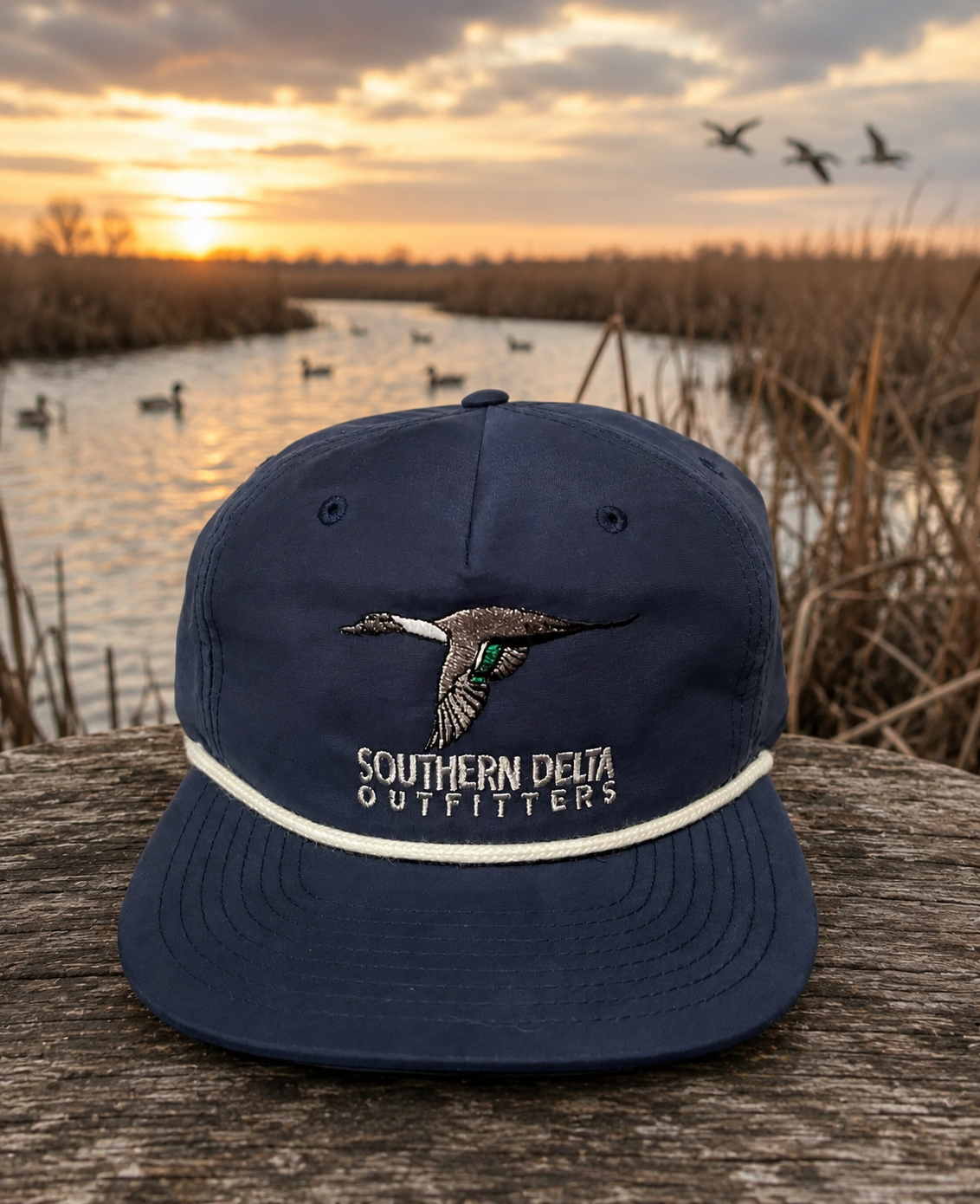 SDO Navy/White Rope Hat