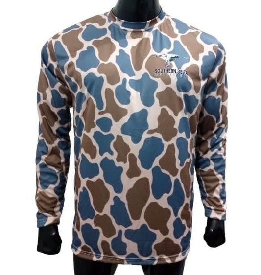 SDO Old School Camo Dri Fit Long Sleeve Shirt