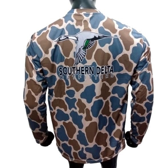 SDO Old School Camo Dri Fit Long Sleeve Shirt