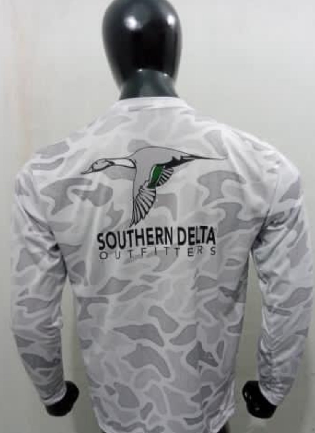 SDO Snow Camo Dri Fit Long Sleeve Shirt