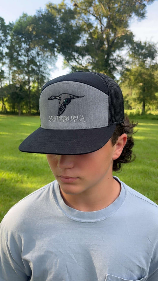 SDO Hat 5 Panel Black/Grey