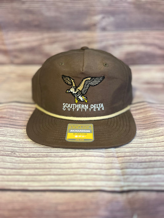 SDO Specklebelly Brown/Khaki Rope Hat