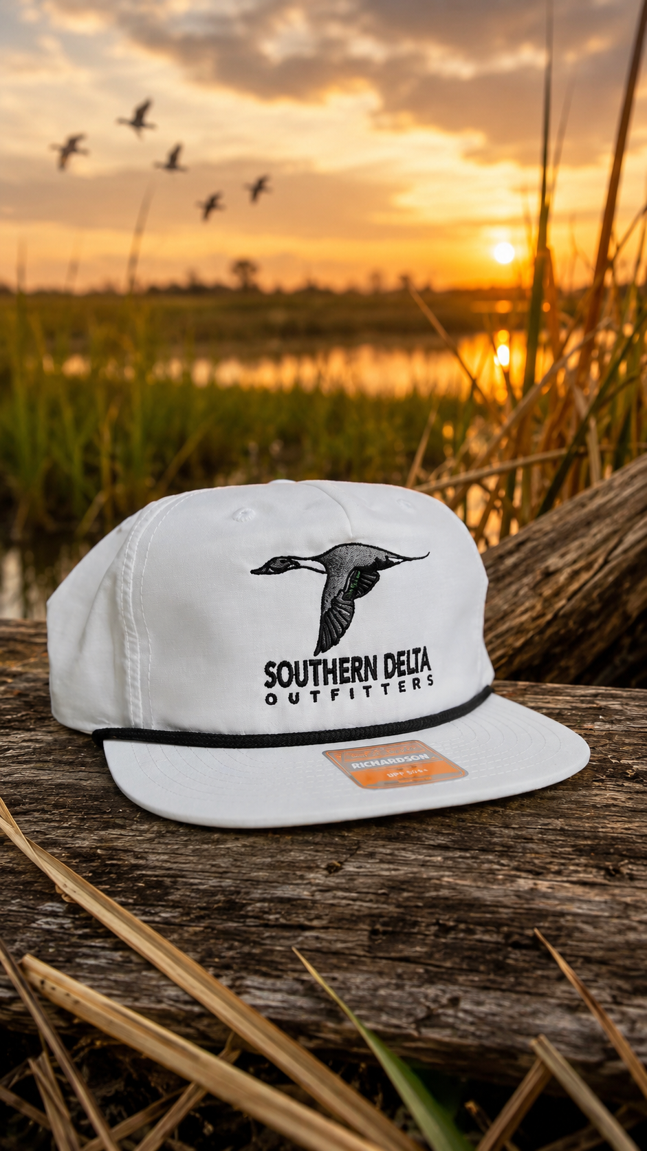 SDO White/Black Rope Hat