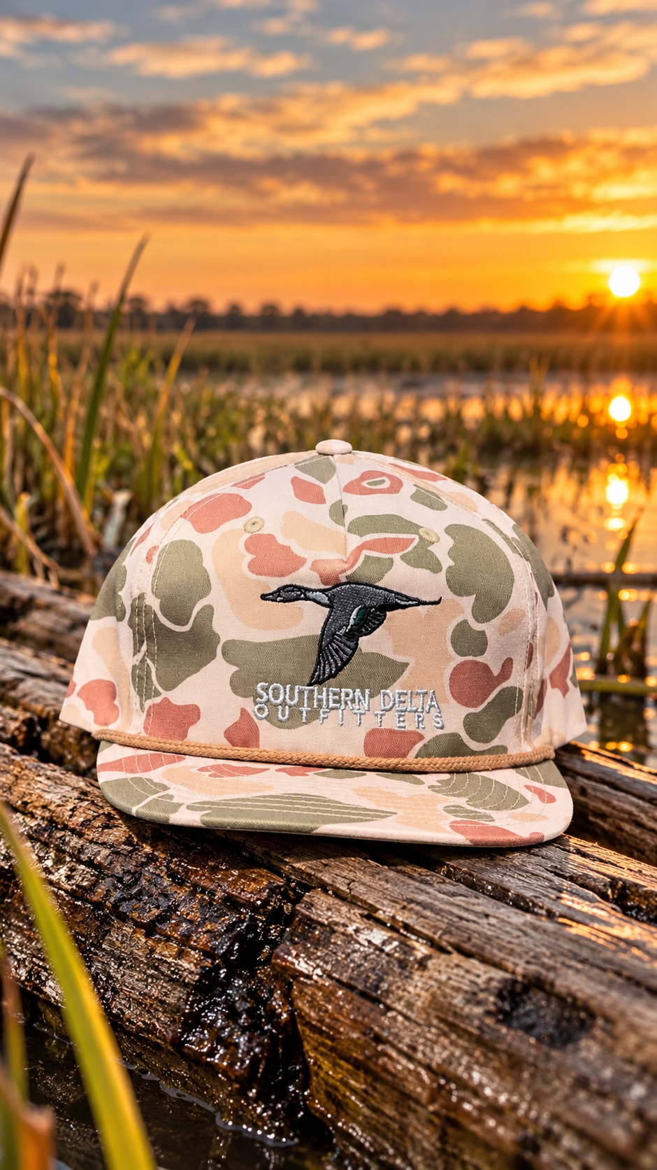 Pintail Harvest Duck Camo Rope Hat
