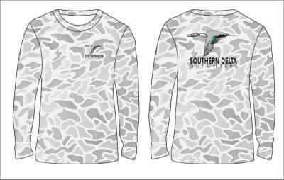 SDO Snow Camo Dri Fit Long Sleeve Shirt